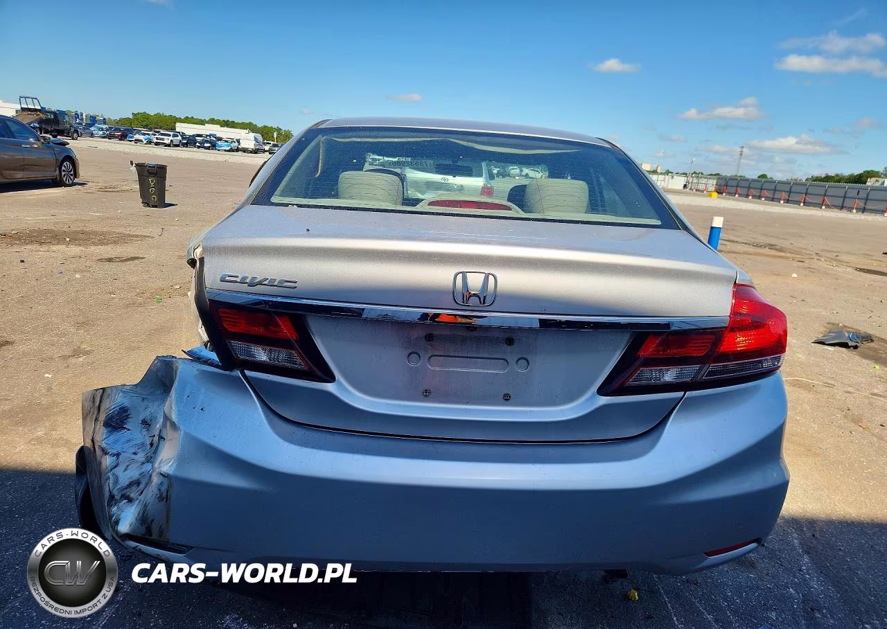 2013 Honda Civic Lx VIN:19XFB2F54DE058869 - 6