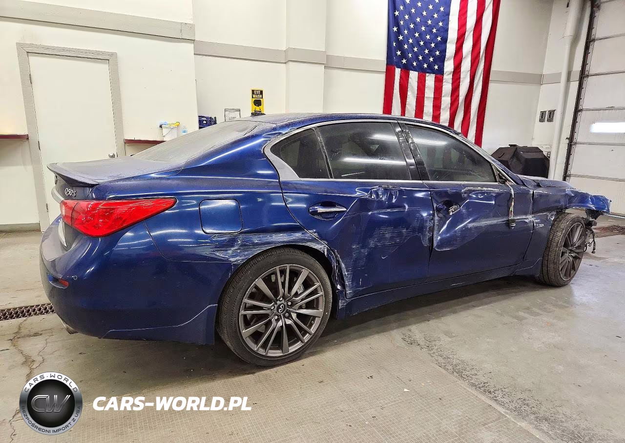 2016 Infiniti Q50 Red Sport 400 VIN:JN1FV7AR5GM451173 - 3