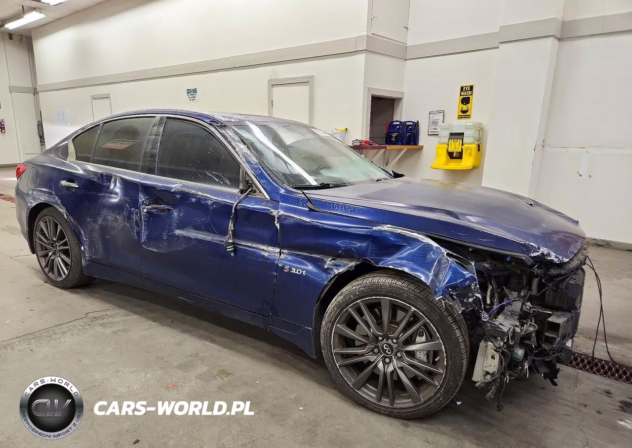2016 Infiniti Q50 Red Sport 400 VIN:JN1FV7AR5GM451173 - 4