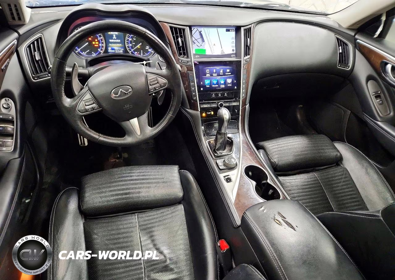 2016 Infiniti Q50 Red Sport 400 VIN:JN1FV7AR5GM451173 - 8