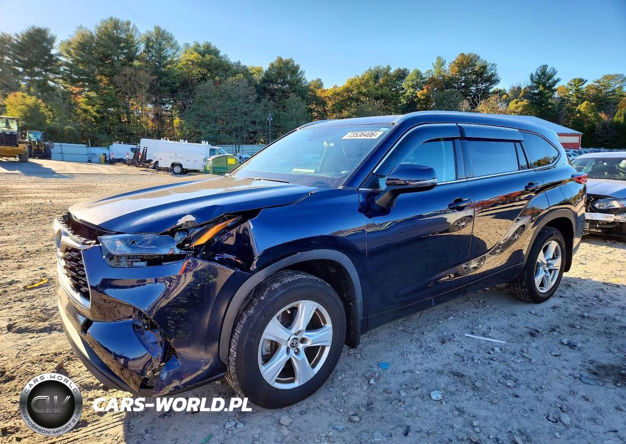 2022 Toyota Highlander Xle VIN:5TDGZRBH5NS575985 - 1
