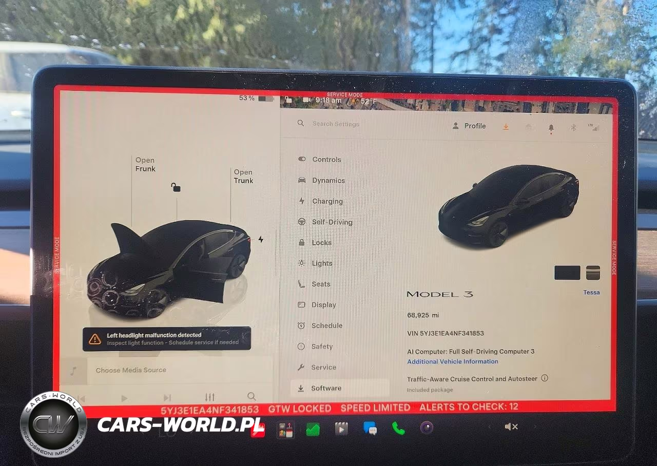 2022 Tesla Model 3 VIN:5YJ3E1EA4NF341853 - 9