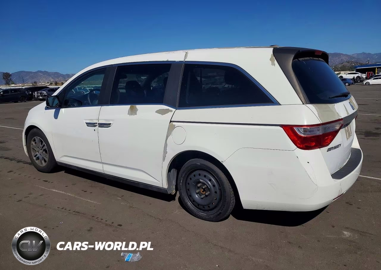 2013 Honda Odyssey Exl VIN:5FNRL5H63DB009822 - 2