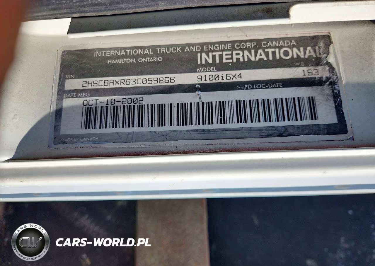2003 International 9100I Flatbed Truck VIN:2HSCBAXR63C059866 - 11