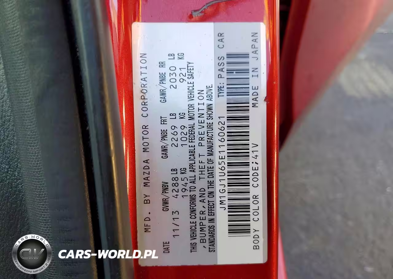 2014 Mazda 6 Sport VIN:JM1GJ1U65E1160621 - 12