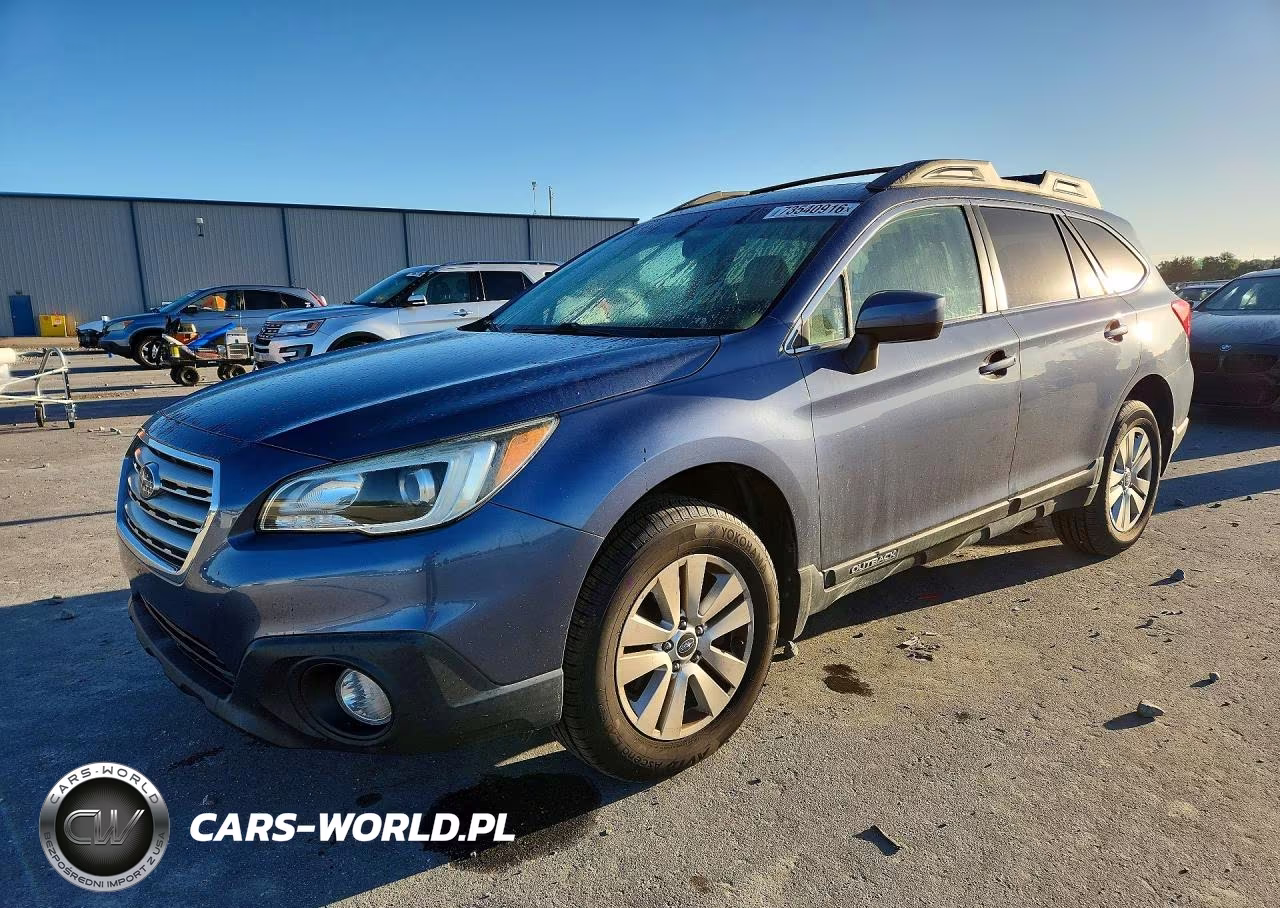 2015 Subaru Outback 2.5I Premium VIN:4S4BSBCC0F3203266 - 1
