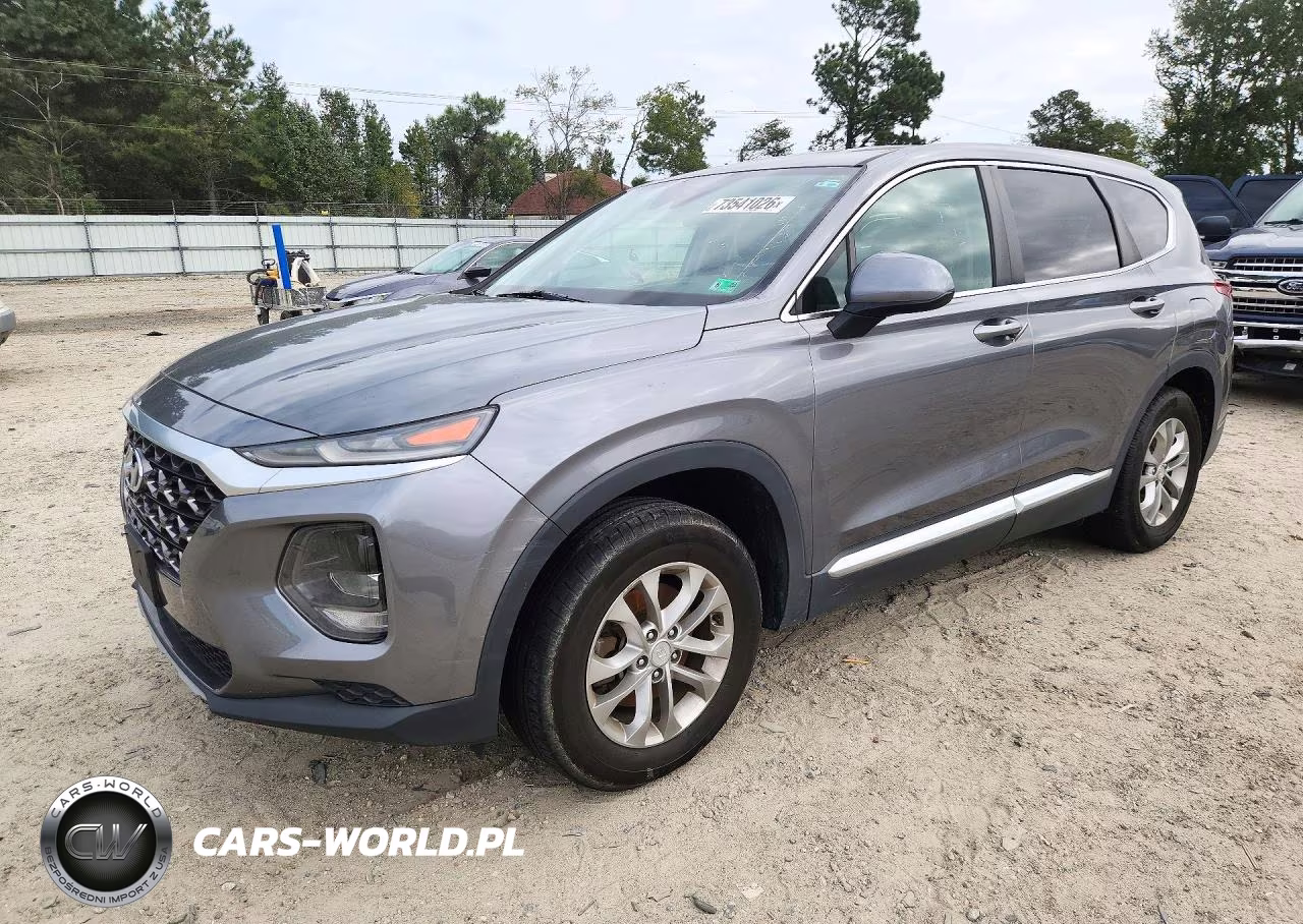 2019 Hyundai Santa Fe Se VIN:5NMS23AD7KH012252 - 1