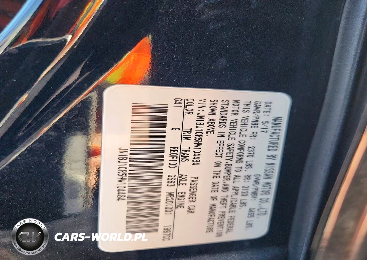 2017 Nissan Rogue Sport Sl VIN:JN1BJ1CR5HW104484 - 12