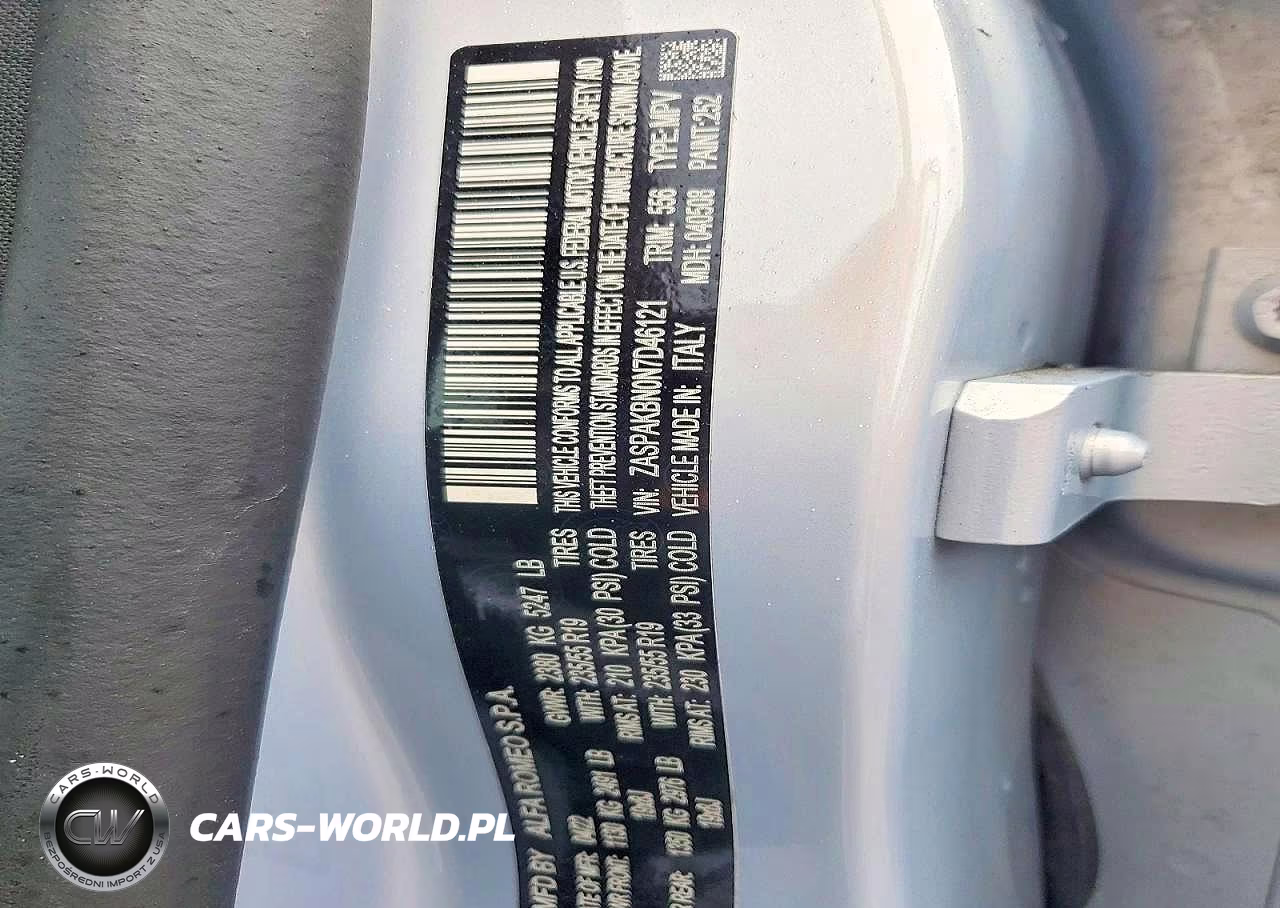 2022 Alfa Romeo Stelvio Ti VIN:ZASPAKBN0N7D46121 - 12