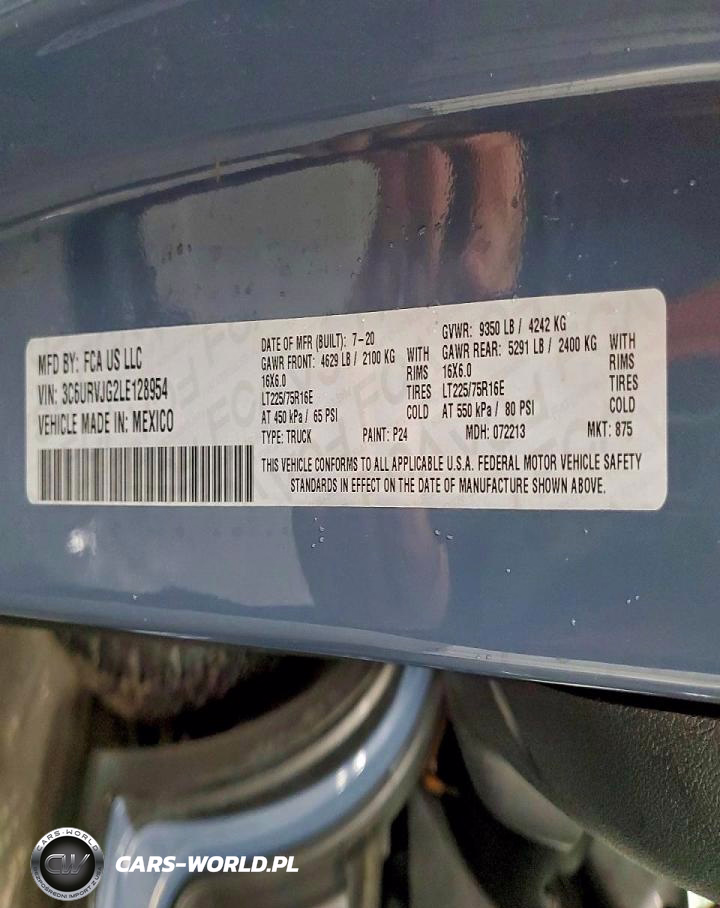 2020 Ram Trucks Promaster - Delivery Van VIN:3C6URVJG2LE128954 - 13