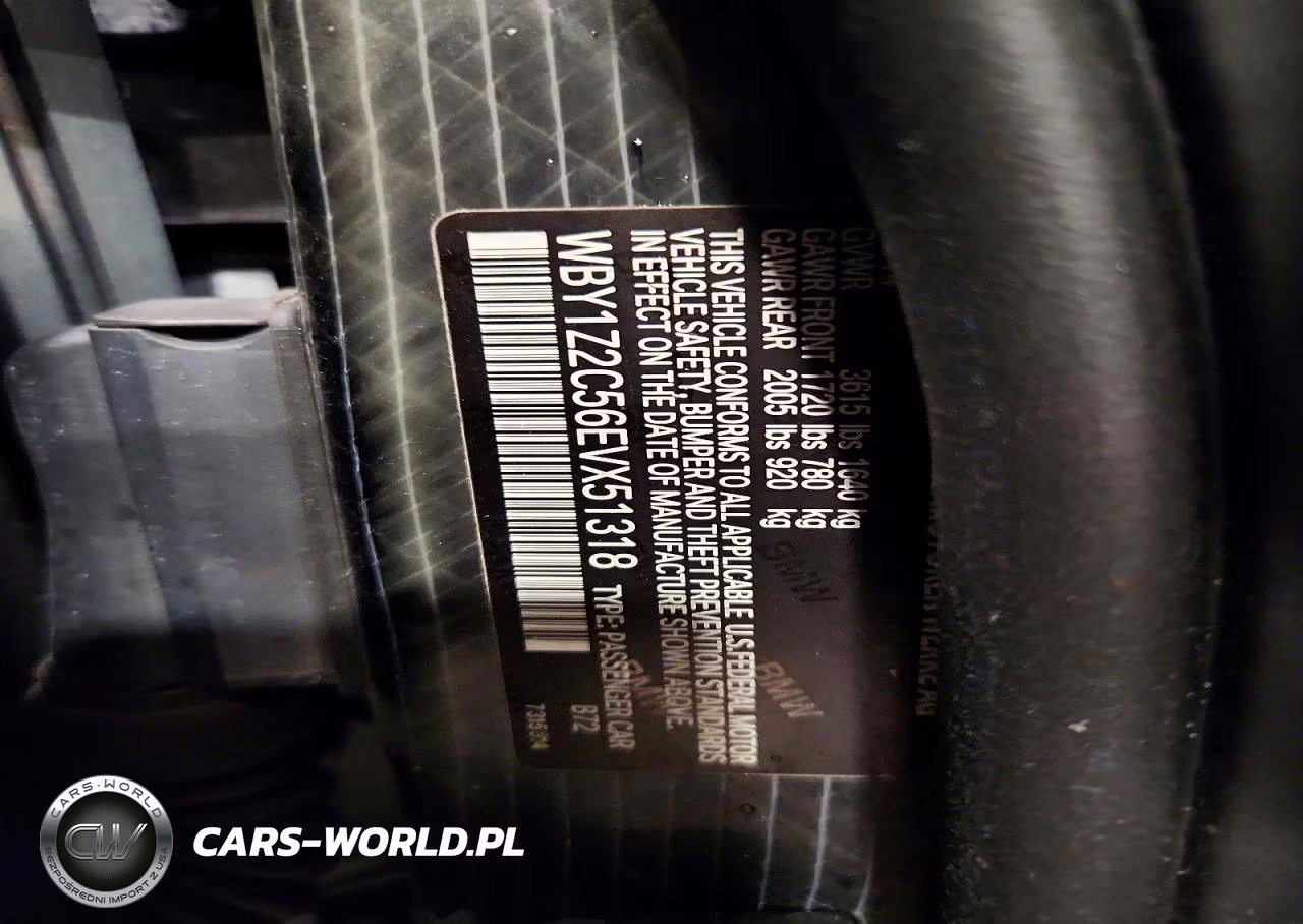 2014 BMW I3 Bev VIN:WBY1Z2C56EVX51318 - 12