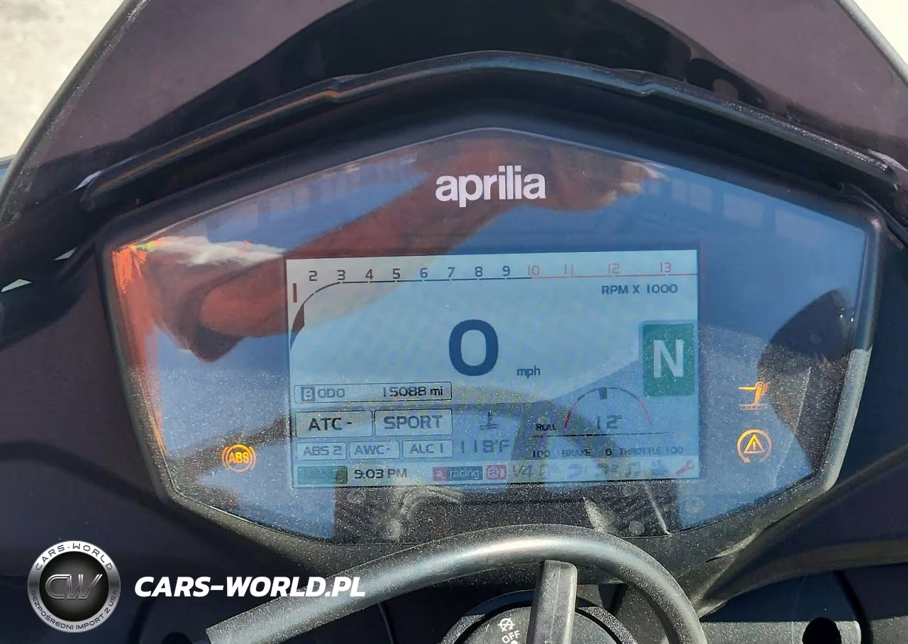 2018 Aprilia Tuono V4 1100 Rr VIN:ZD4KGU00XJS000657 - 7