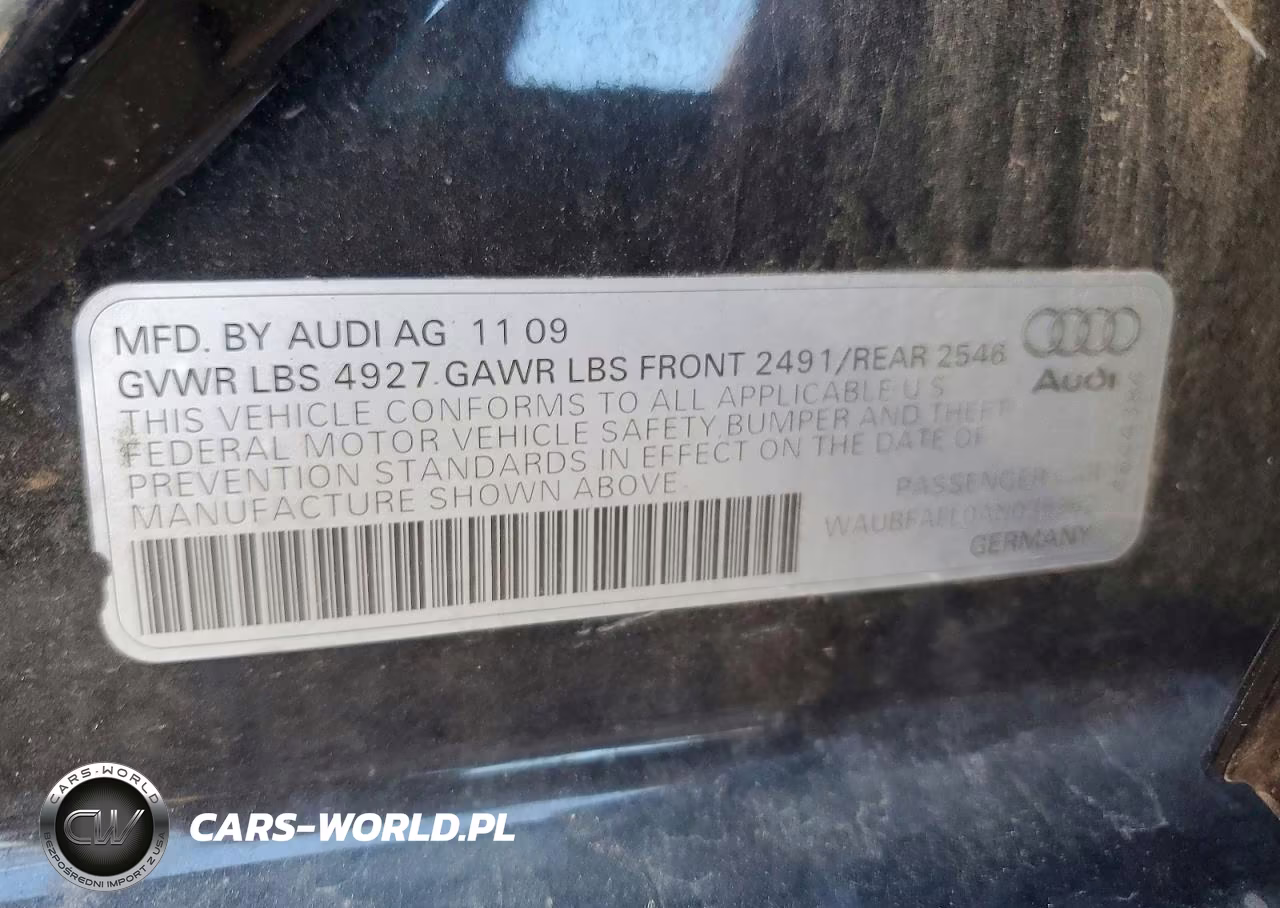 2010 Audi A4 Premium VIN:WAUBFAFL0AN035962 - 12