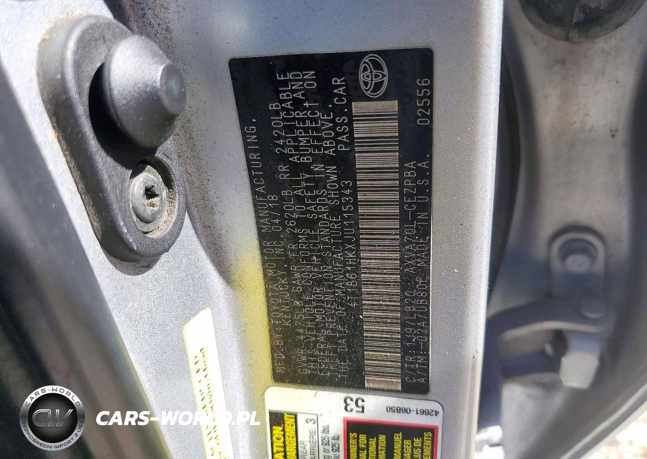 2018 Toyota Camry Xse VIN:4T1B61HKXJU115343 - 12