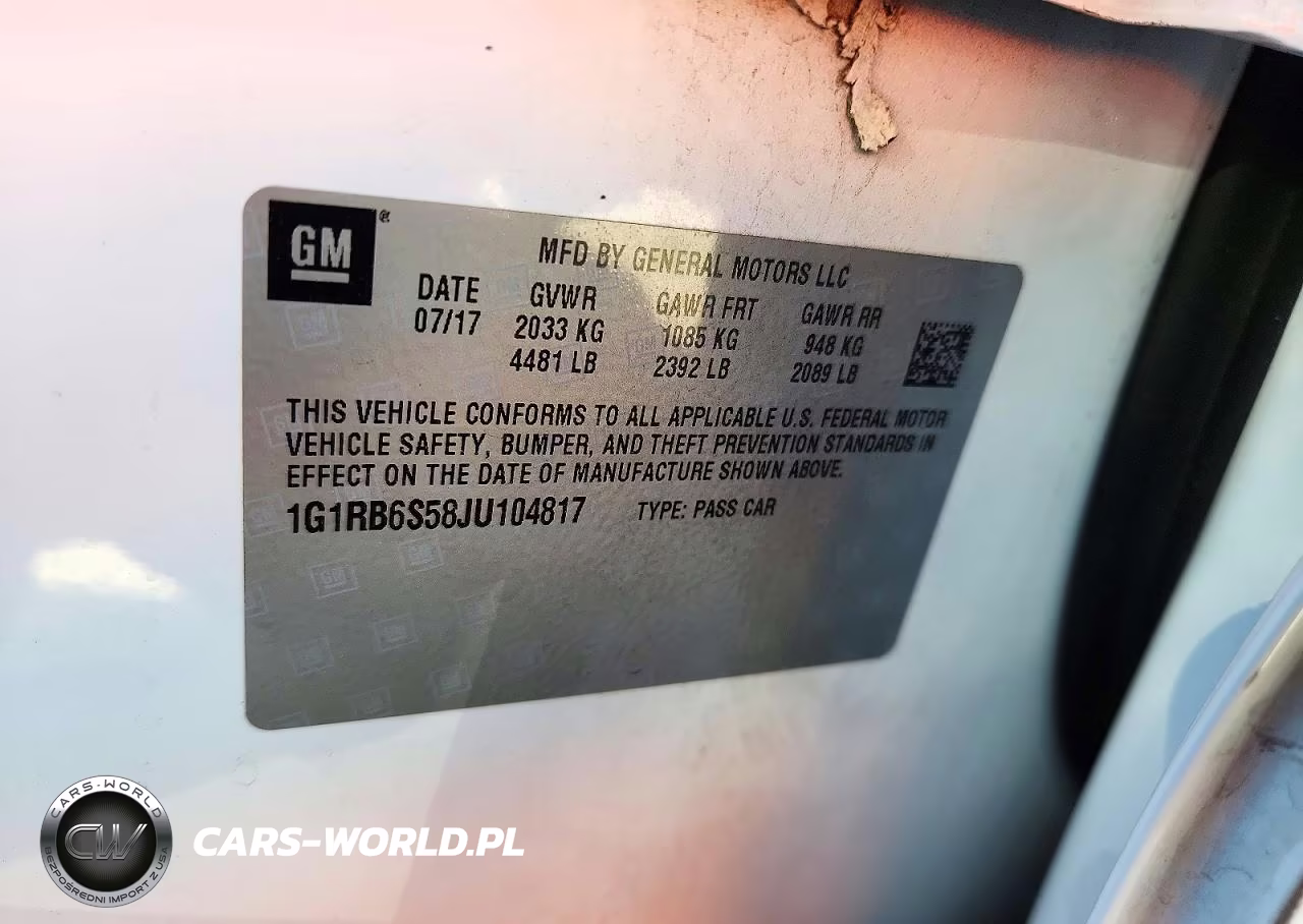 2018 Chevrolet Volt Premier VIN:1G1RB6S58JU104817 - 13