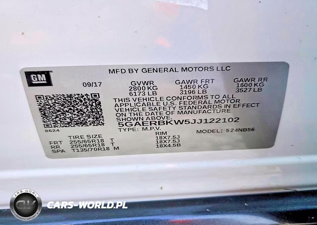 2018 Buick Enclave Essence VIN:5GAERBKW5JJ122102 - 12