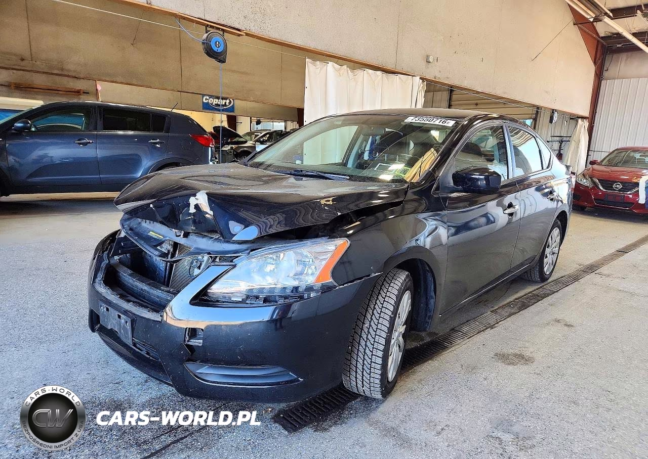 2013 Nissan Sentra S VIN:3N1AB7AP4DL617481 - 1