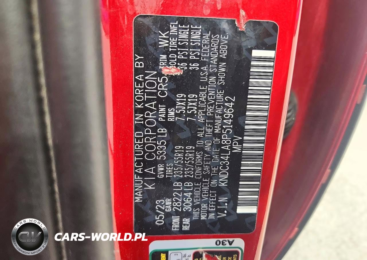2023 Kia Ev6 Wind VIN:KNDC34LA8P5149642 - 14