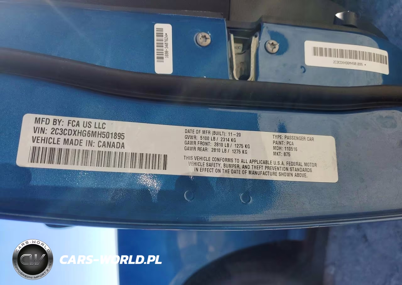 2021 Dodge Charger Gt VIN:2C3CDXHG6MH501895 - 12