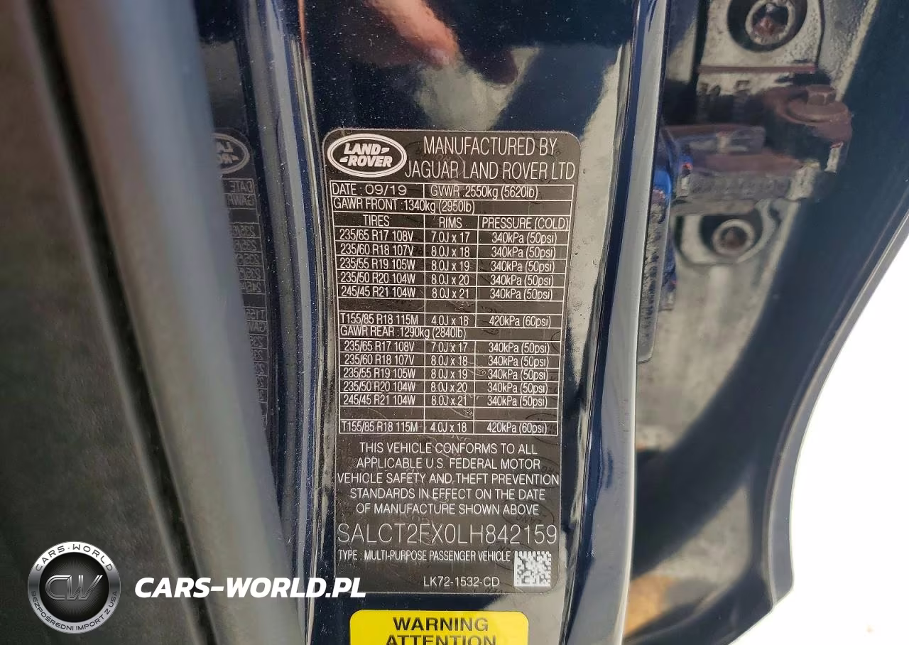 2020 Land Rover Discovery Sport S R-Dynamic VIN:SALCT2FX0LH842159 - 13