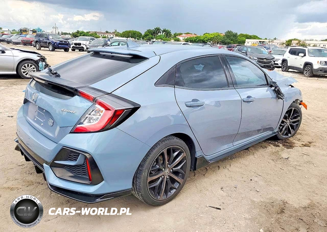 2020 Honda Civic Sport VIN:SHHFK7H45LU224888 - 3