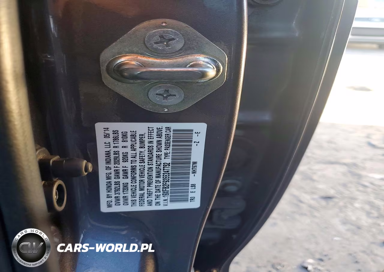 2014 Honda Civic Exl VIN:19XFB2F92EE247752 - 12