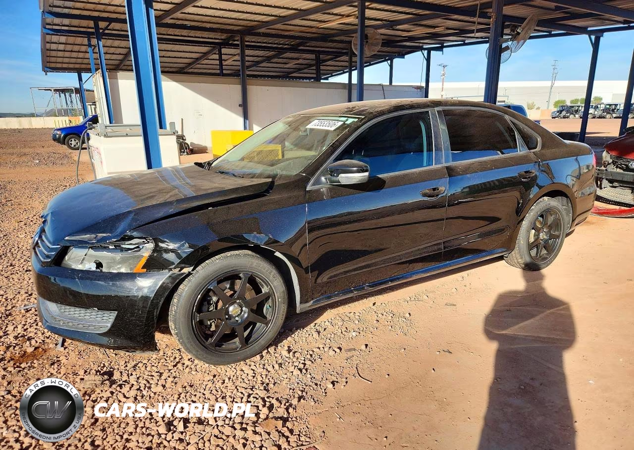 2013 Volkswagen Passat S VIN:1VWAP7A39DC082474 - 1