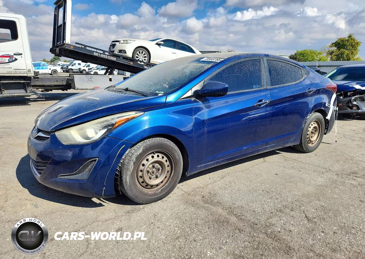 2016 Hyundai Elantra Se VIN:5NPDH4AE4GH735315 - 1