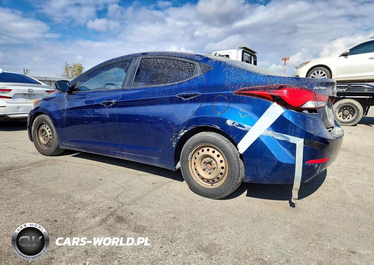 2016 Hyundai Elantra Se VIN:5NPDH4AE4GH735315 - 2