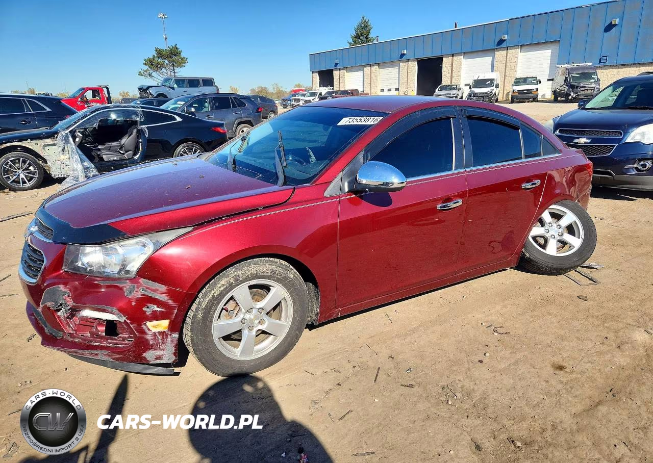 2015 Chevrolet Cruze Lt VIN:1G1PC5SB9F7164681 - 1