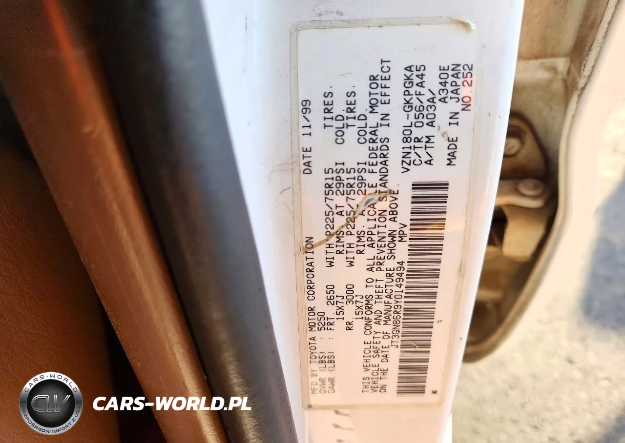 2000 Toyota 4Runner Sr5 VIN:JT3GN86R9Y0149494 - 12