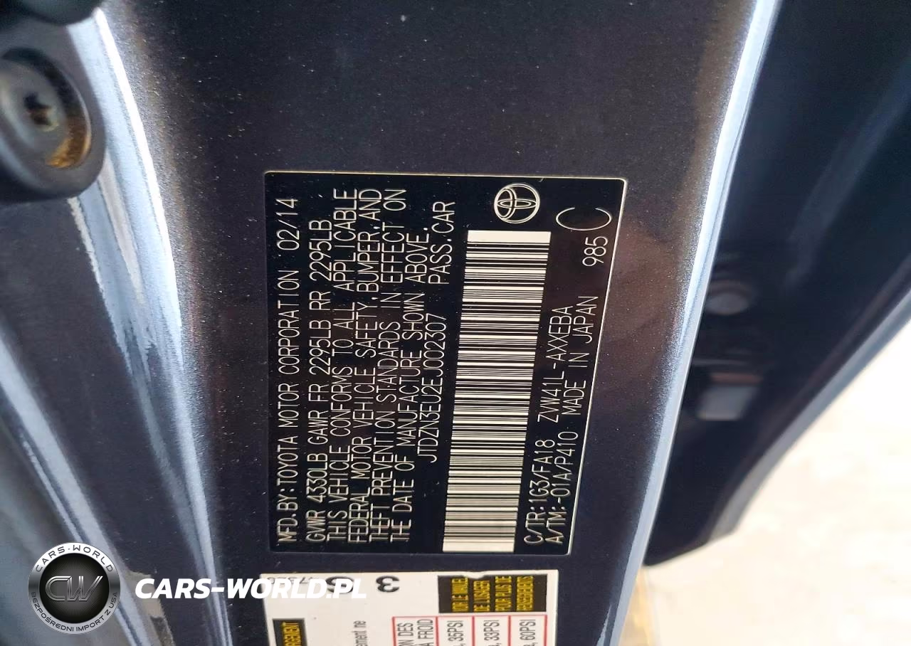 2014 Toyota Prius V Three VIN:JTDZN3EU2EJ002307 - 10