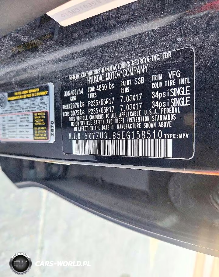 2014 Hyundai Santa Fe Sport 2.4L VIN:5XYZU3LB5EG158510 - 13