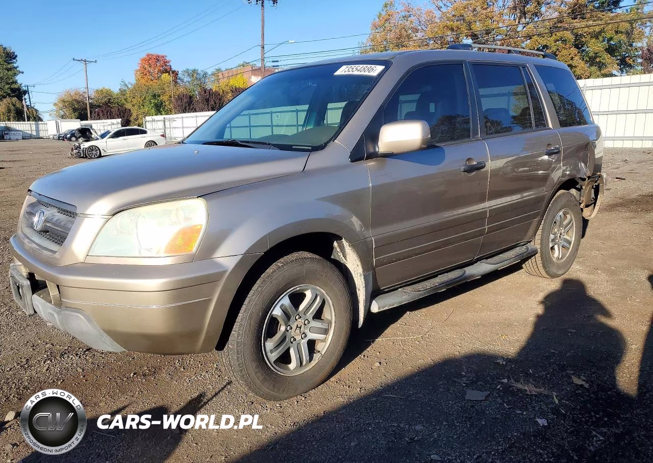 2004 Honda Pilot Exl VIN:2HKYF18534H531953 - 1
