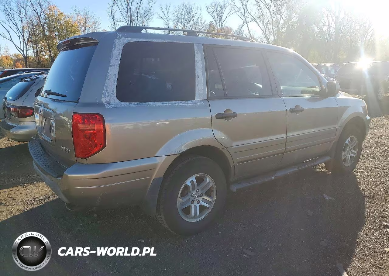 2004 Honda Pilot Exl VIN:2HKYF18534H531953 - 3