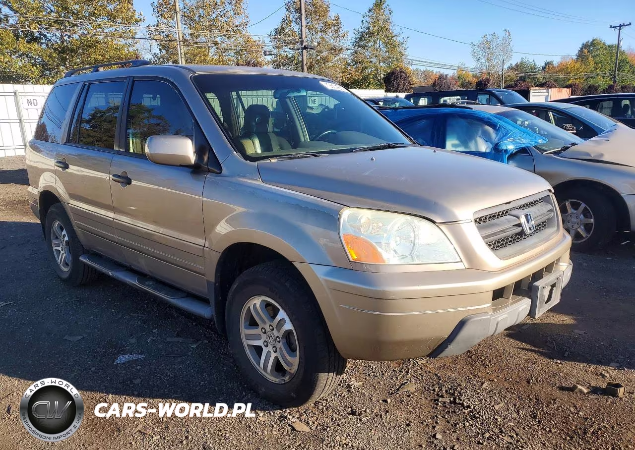 2004 Honda Pilot Exl VIN:2HKYF18534H531953 - 4
