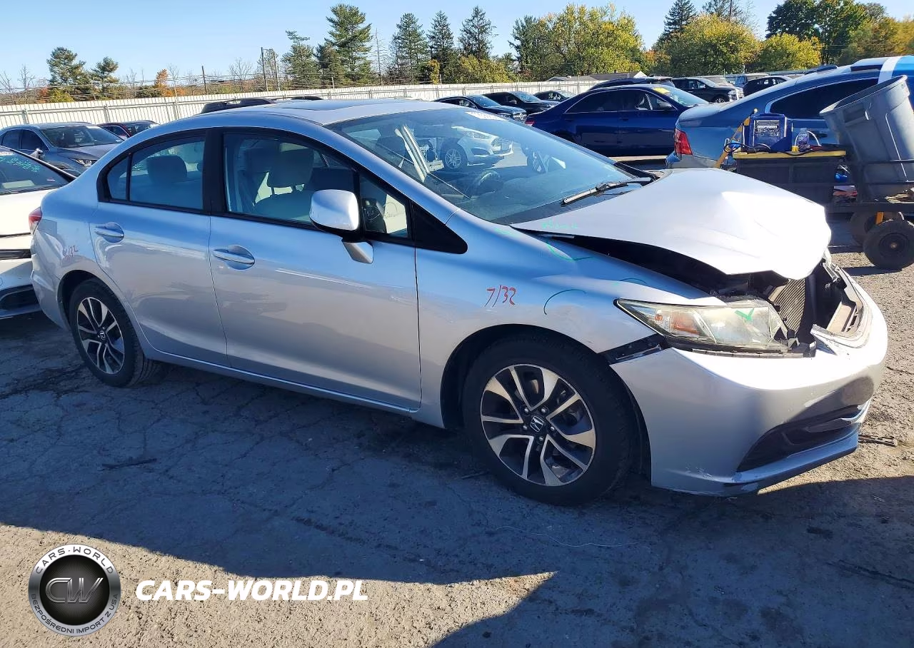 2013 Honda Civic Ex VIN:19XFB2F88DE233022 - 4