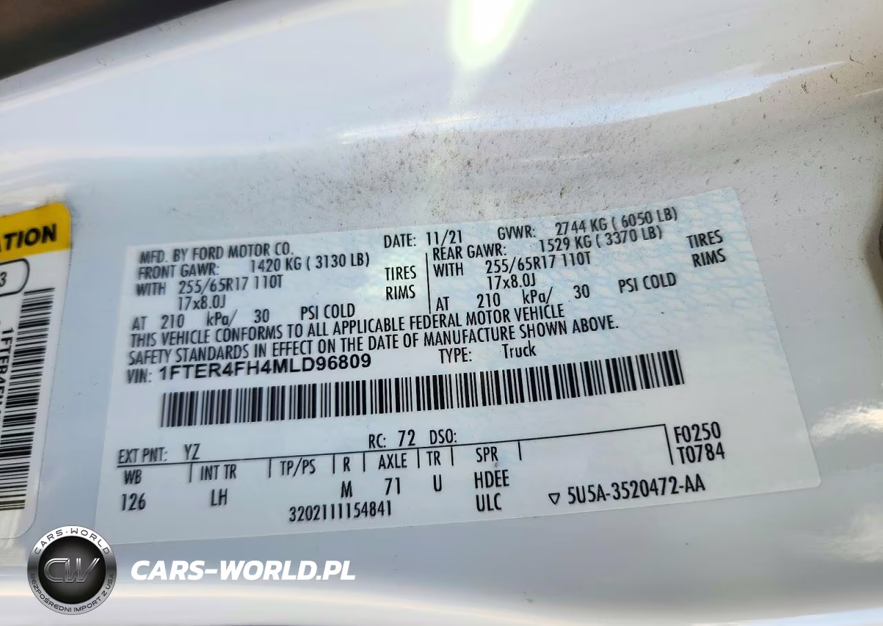 2021 Ford Ranger Xl VIN:1FTER4FH4MLD96809 - 13
