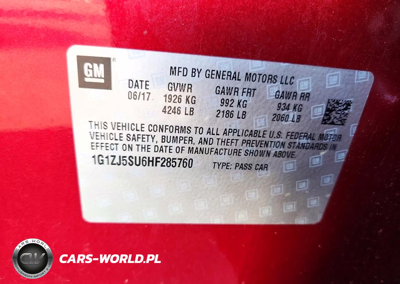 2017 Chevrolet Malibu Hybrid VIN:1G1ZJ5SU6HF285760 - 12