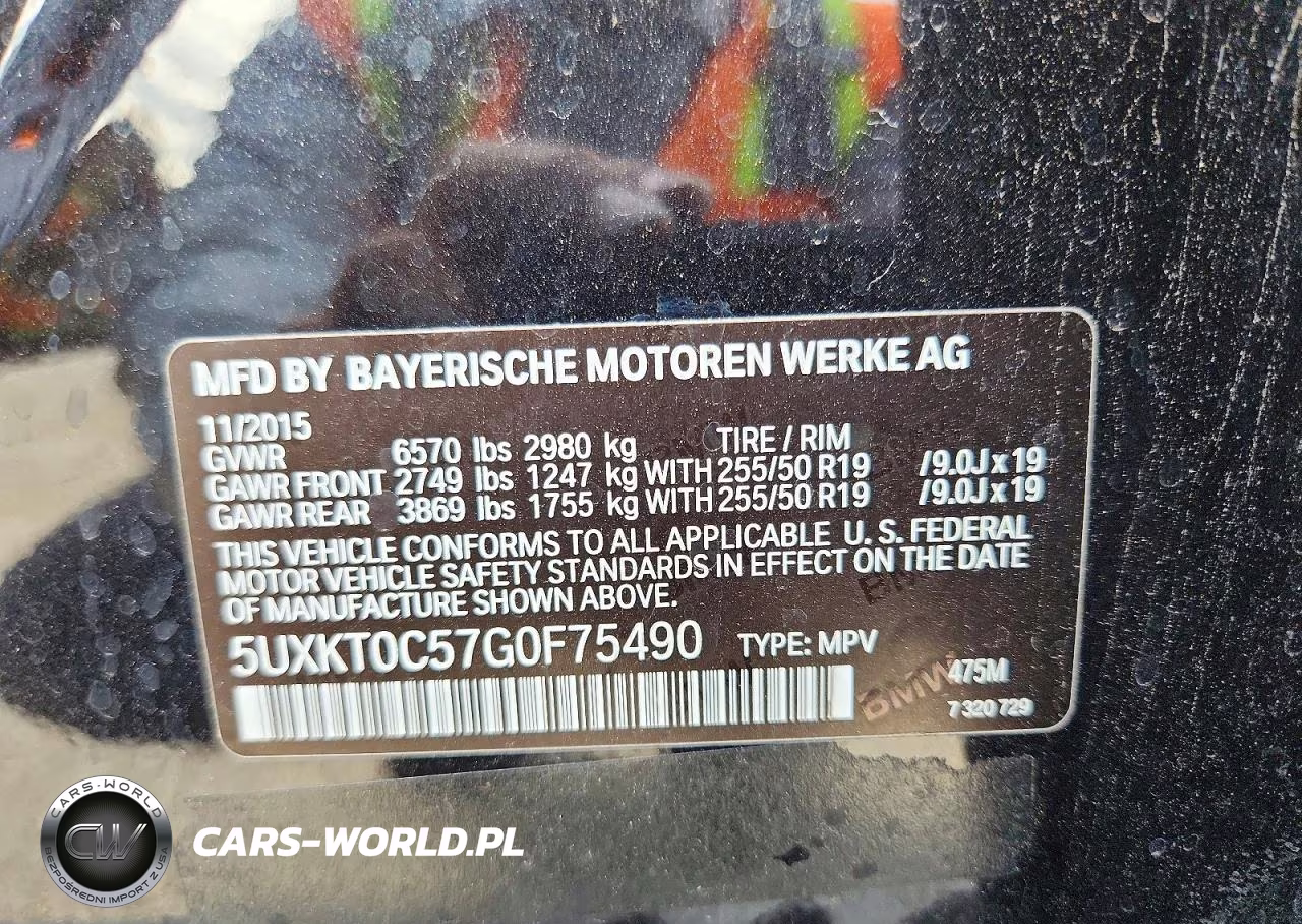 2016 BMW X5 Xdr40E VIN:5UXKT0C57G0F75490 - 13