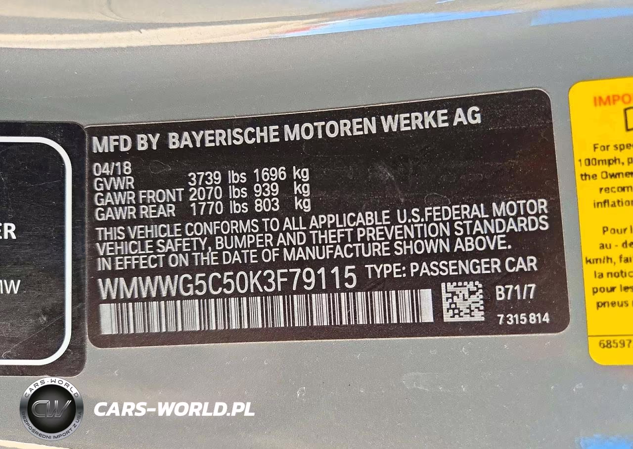 2019 Mini Cooper VIN:WMWWG5C50K3F79115 - 12