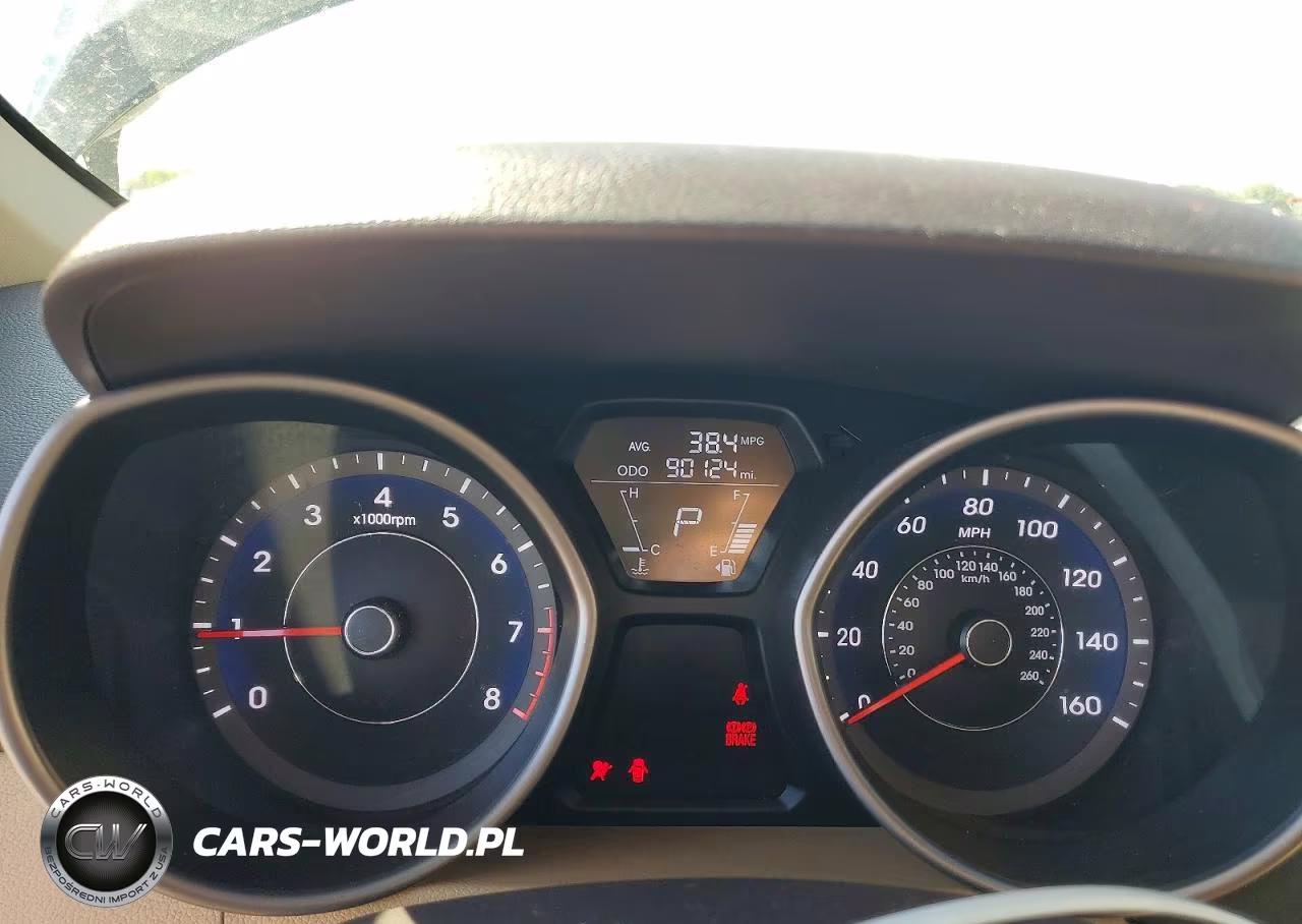 2013 Hyundai Elantra Gls VIN:5NPDH4AE5DH393658 - 9
