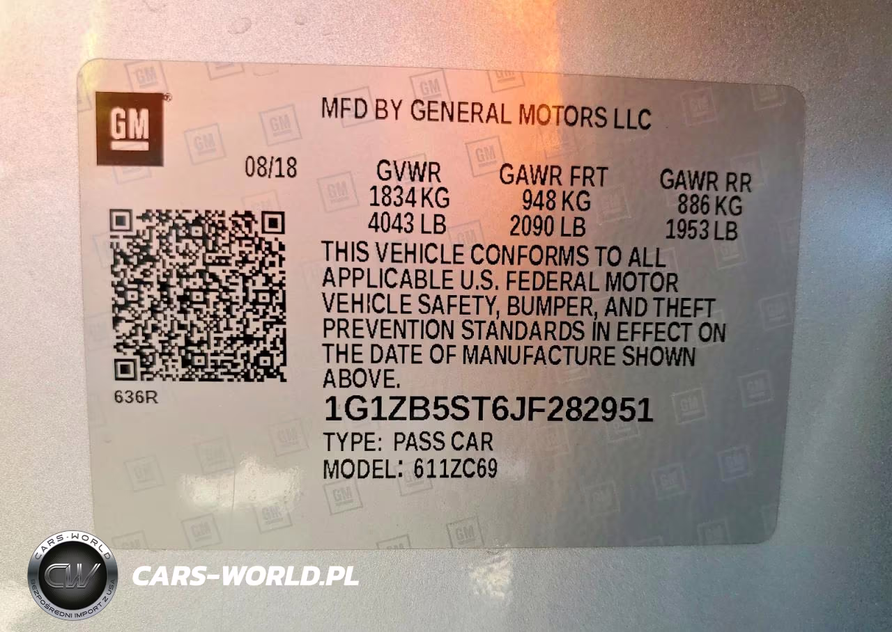 2018 Chevrolet Malibu Ls VIN:1G1ZB5ST6JF282951 - 13