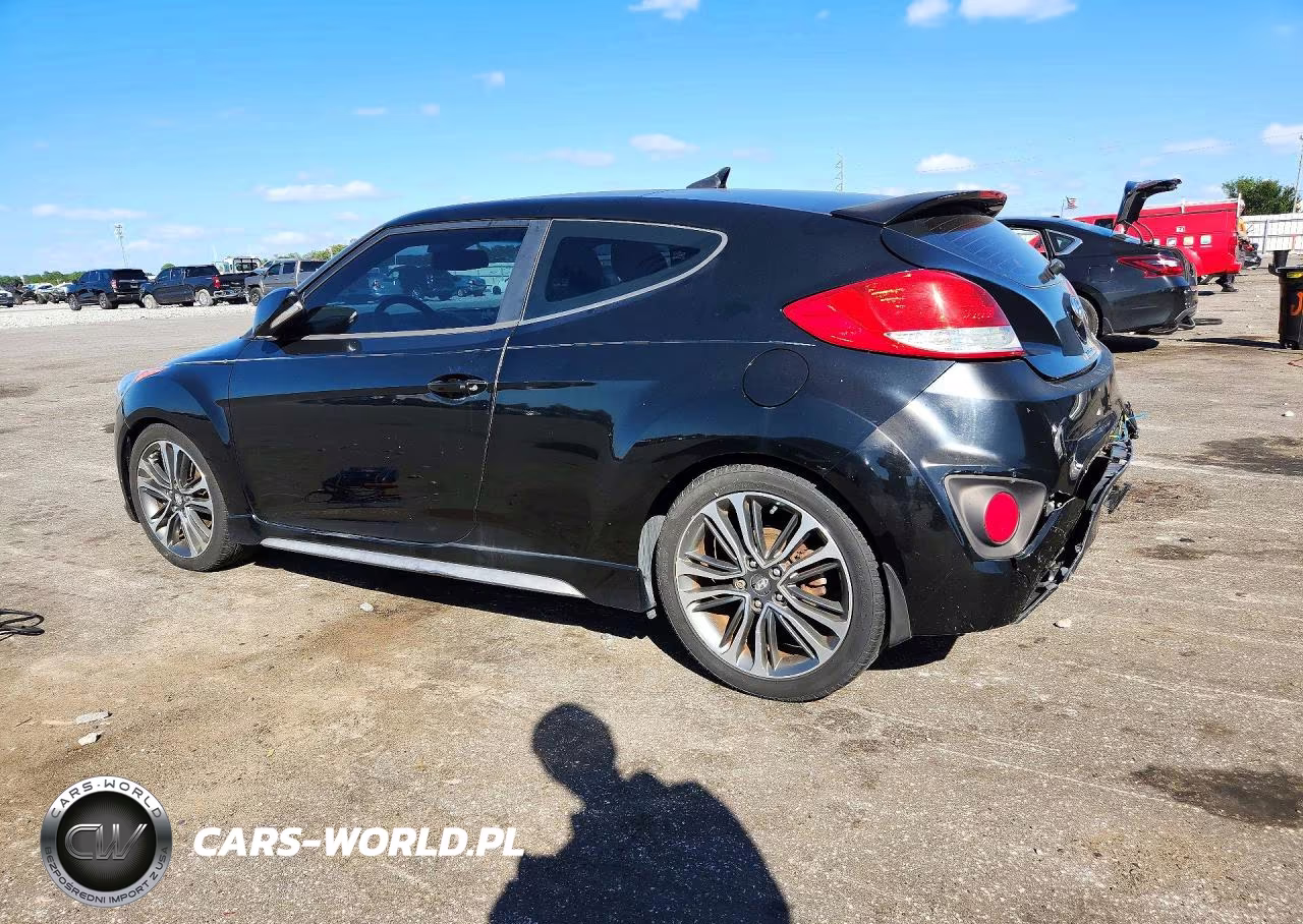 2016 Hyundai Veloster Turbo VIN:KMHTC6AE7GU280029 - 2