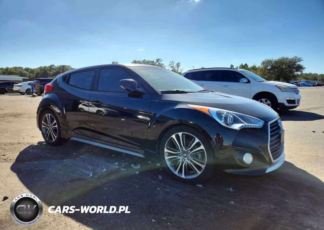 2016 Hyundai Veloster Turbo VIN:KMHTC6AE7GU280029 - 4