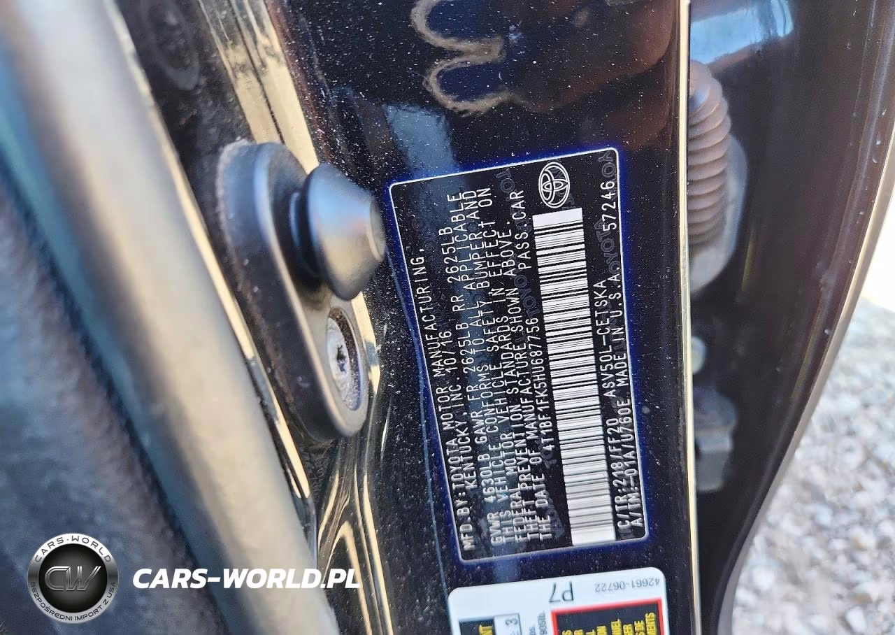 2017 Toyota Camry Se VIN:4T1BF1FK5HU687756 - 12
