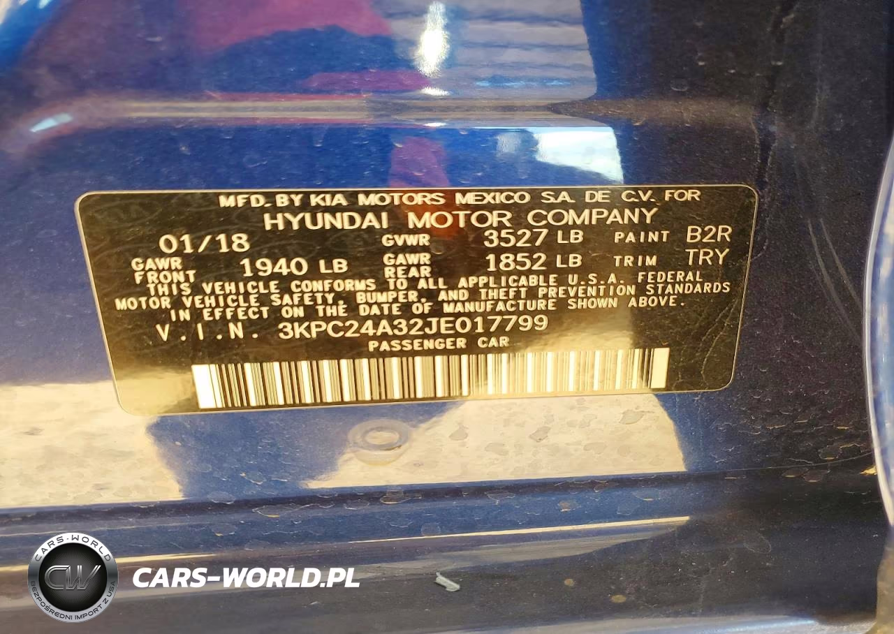 2018 Hyundai Accent Se VIN:3KPC24A32JE017799 - 13