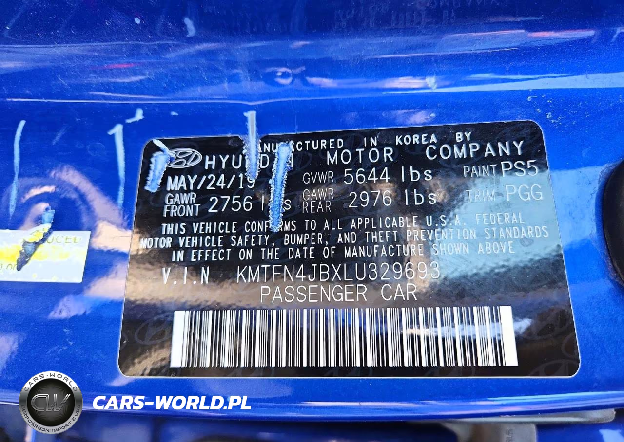 2020 Genesis G80 3.3T Sport VIN:KMTFN4JBXLU329693 - 12