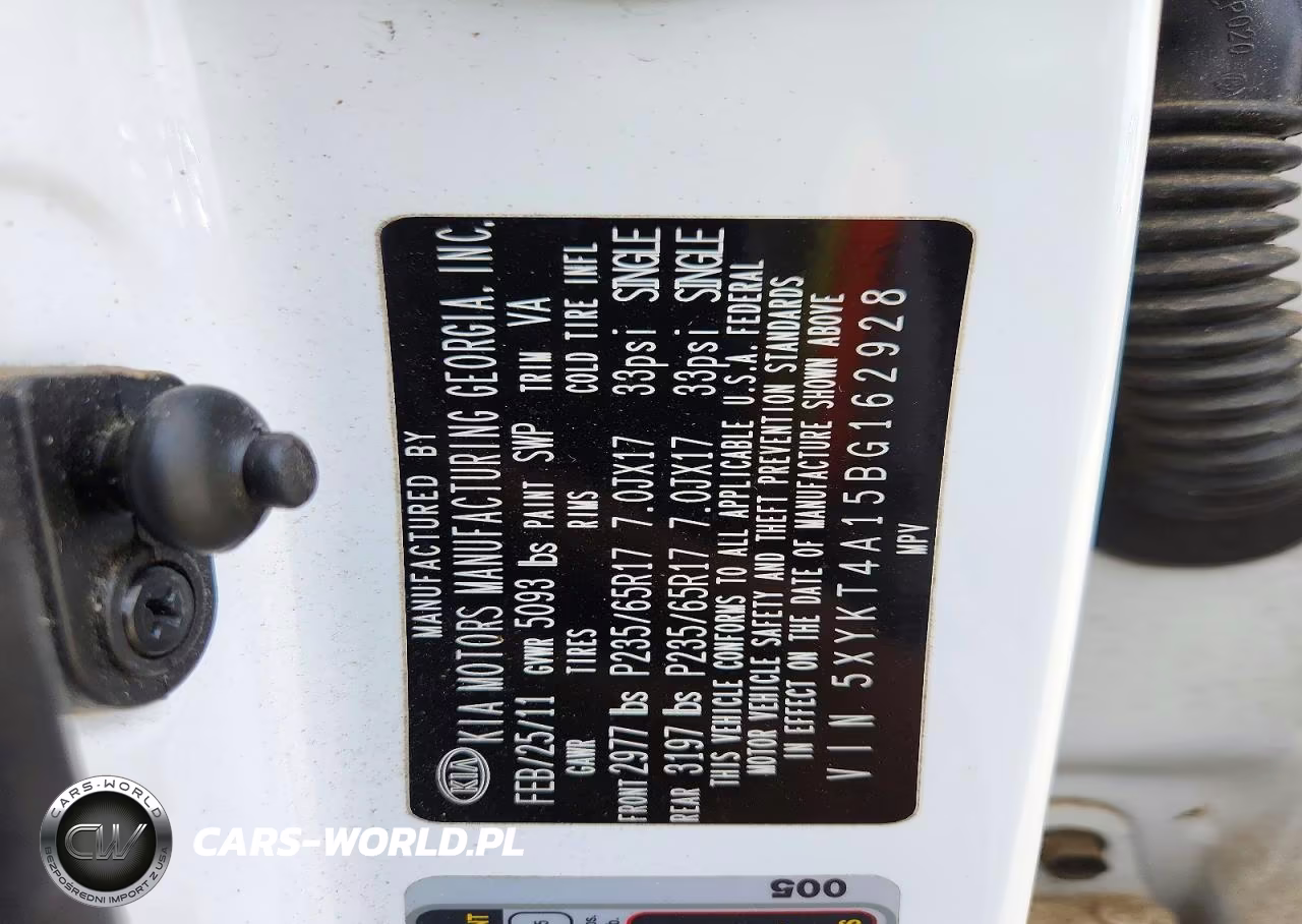 2011 Kia Sorento Lx VIN:5XYKT4A15BG162928 - 13