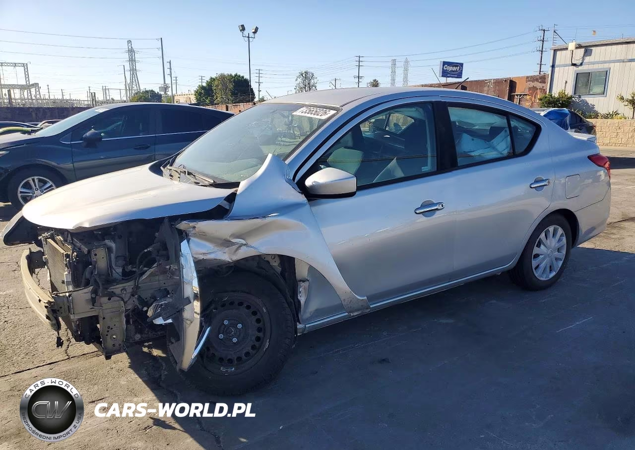 2019 Nissan Versa Sv VIN:3N1CN7APXKL826494 - 1